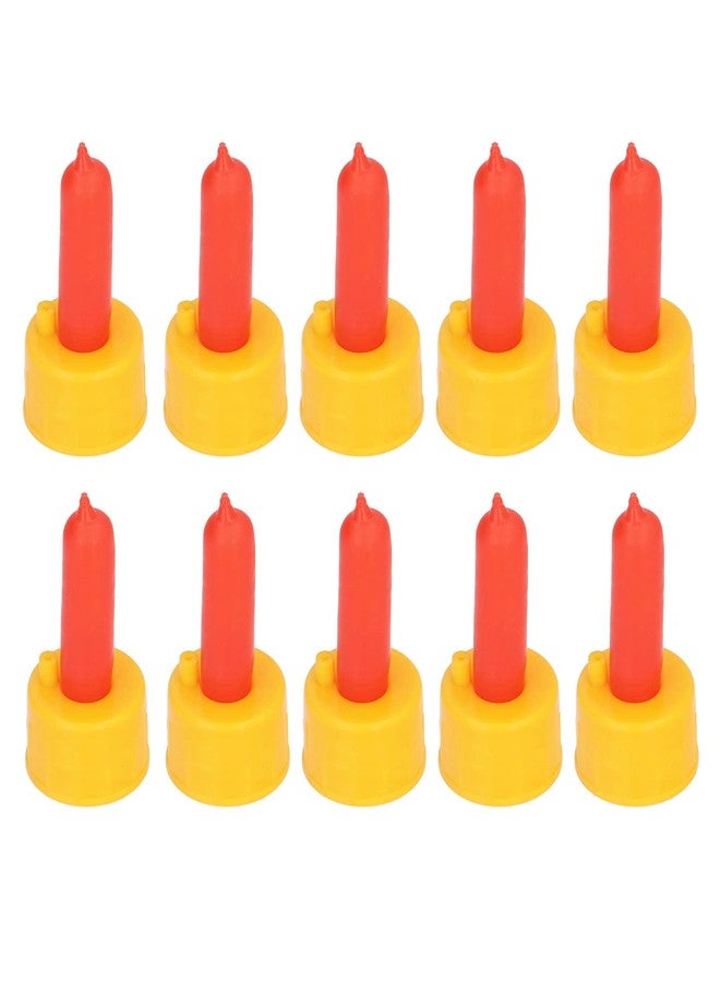 فديت ١٠ حلمات شرب حليب الخراف لإطعام الحيوانات الصغيرة، حلمات رضاعة محمولة للماعز، مناسبة للخراف والكلاب والمهور، مصنوعة من السيليكون والبلاستيك. - Image 3